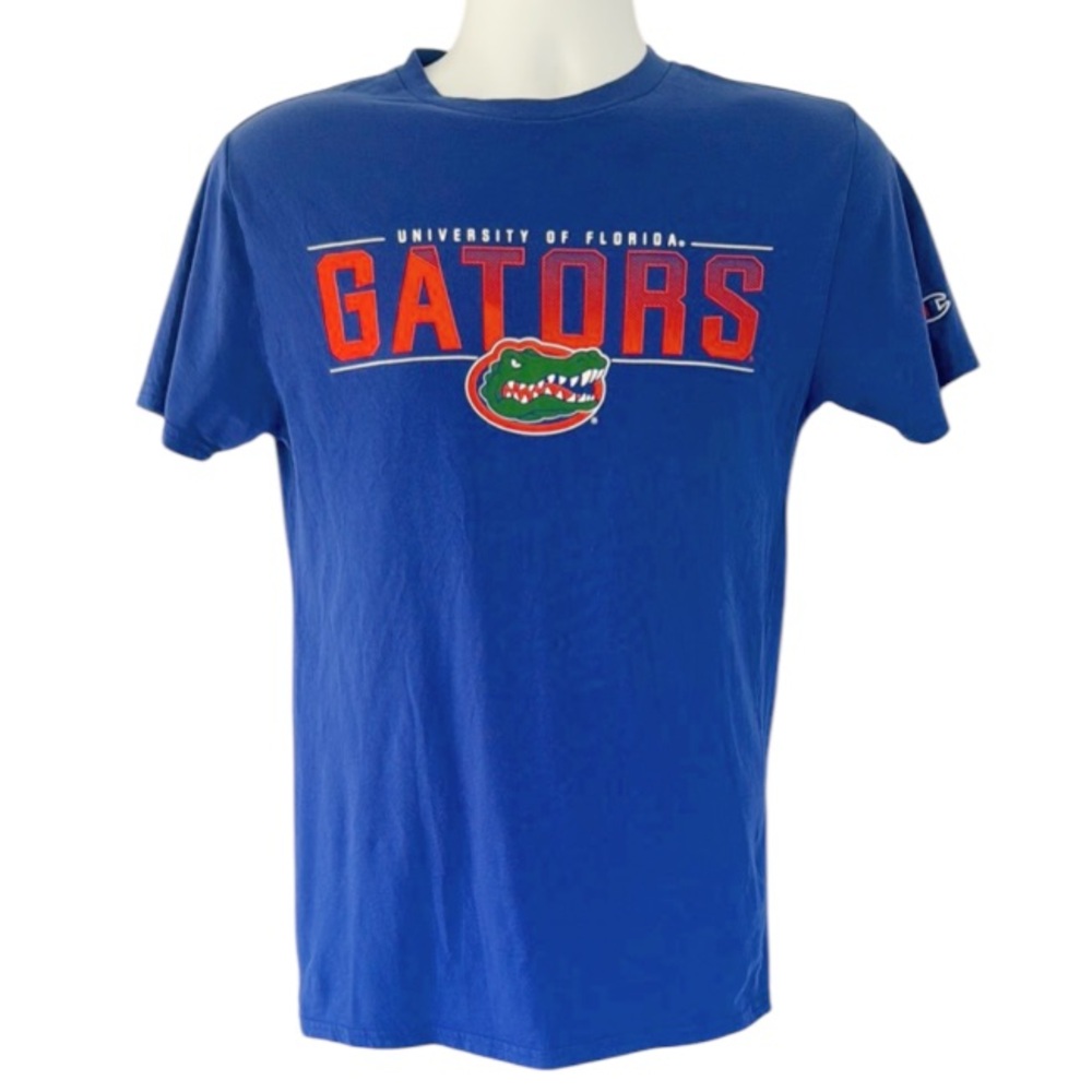 Champion University of Florida Gators blue orange logo short sleeve tee small